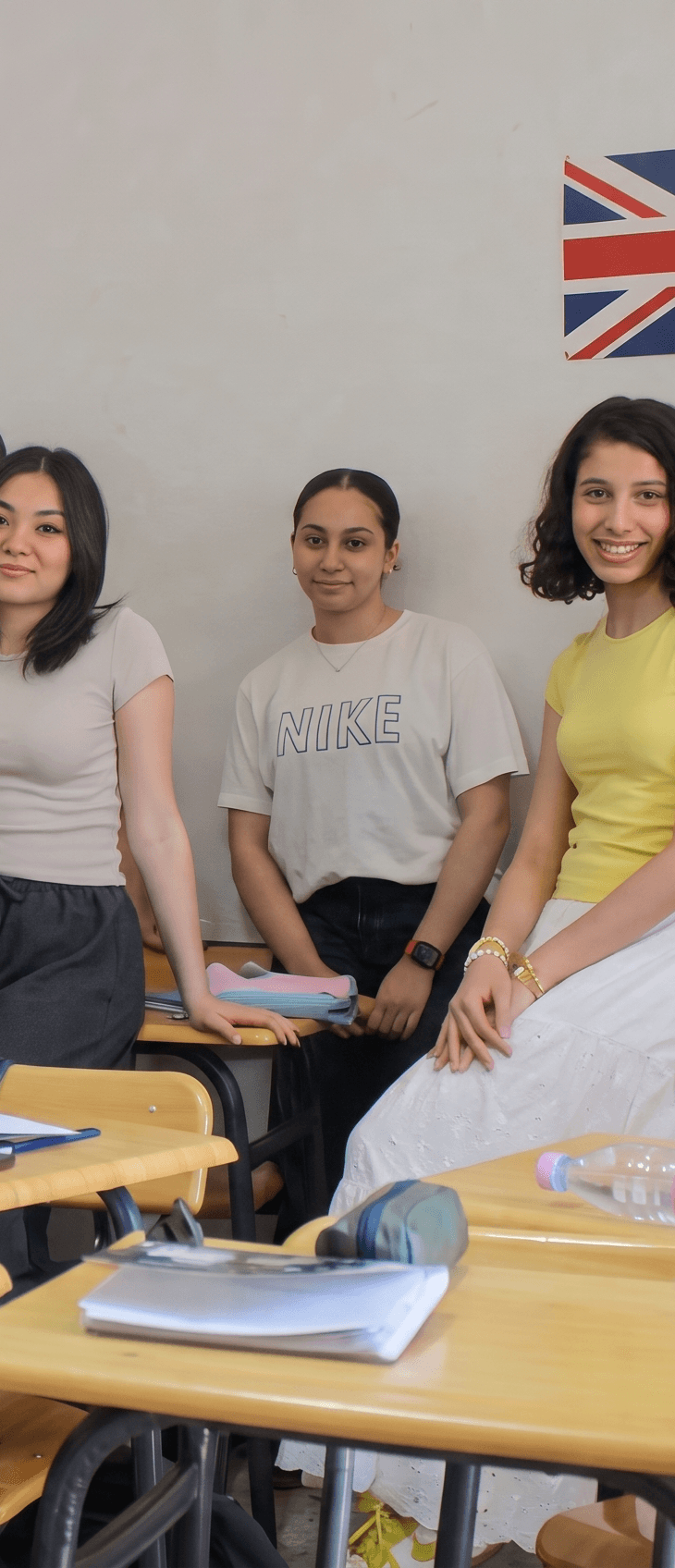 Élèves du Lycée Amirouche en classe